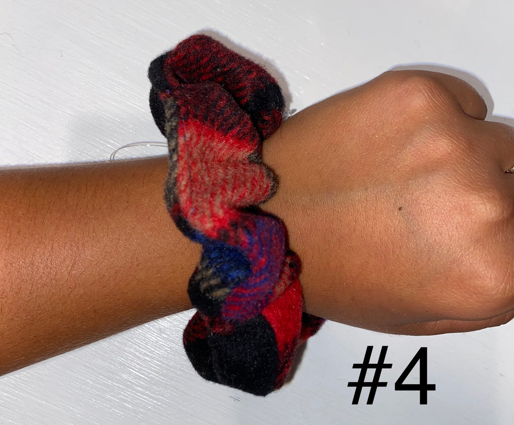 Flannel Scrunchies