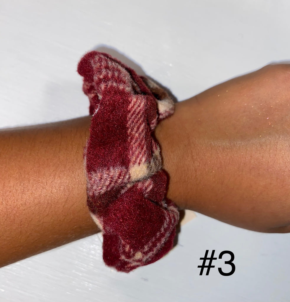 Flannel Scrunchies