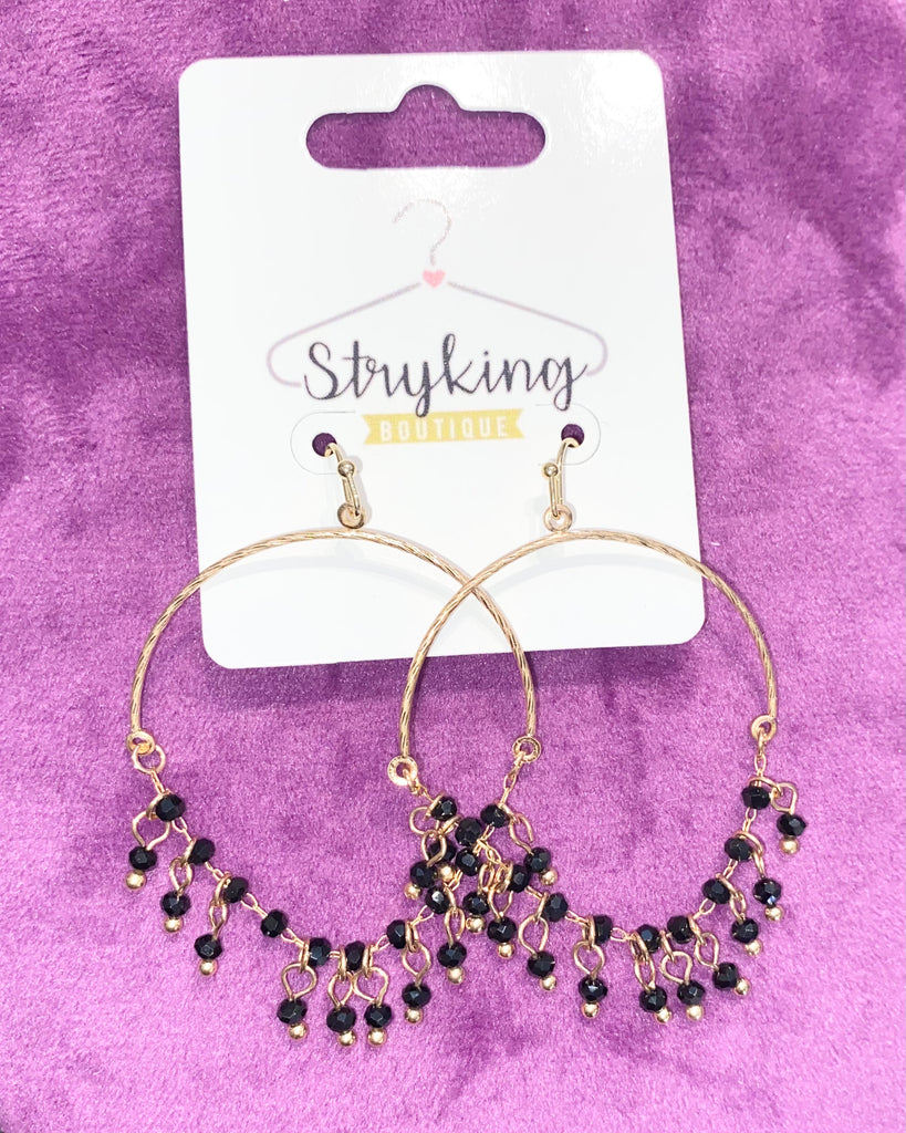 Fun black hoop