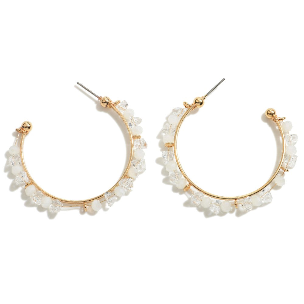 Sparkle Open Hoops