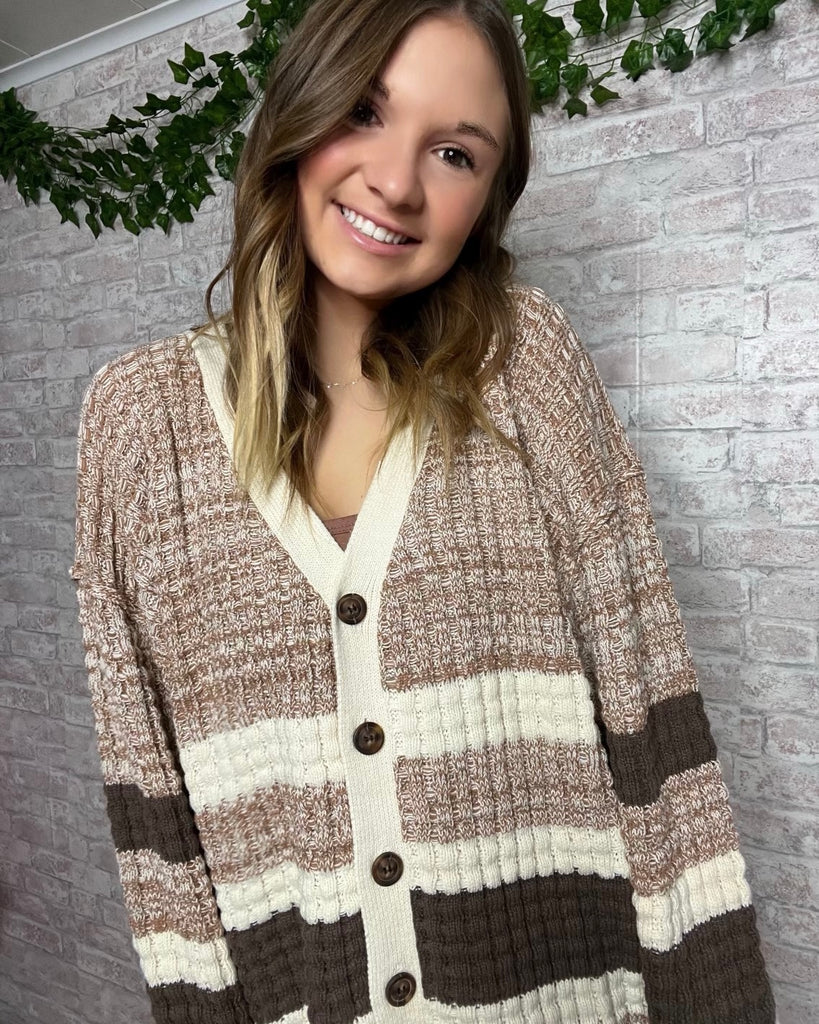 Brownie Batter Cardi