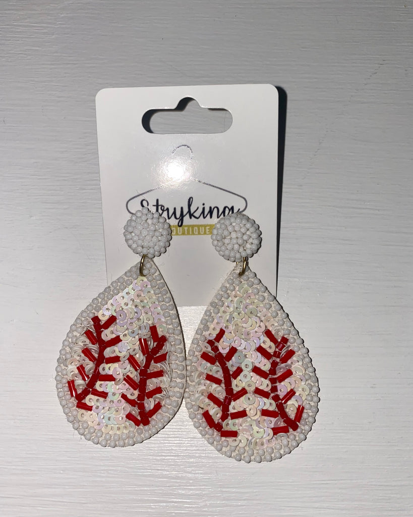 Baseball Earring