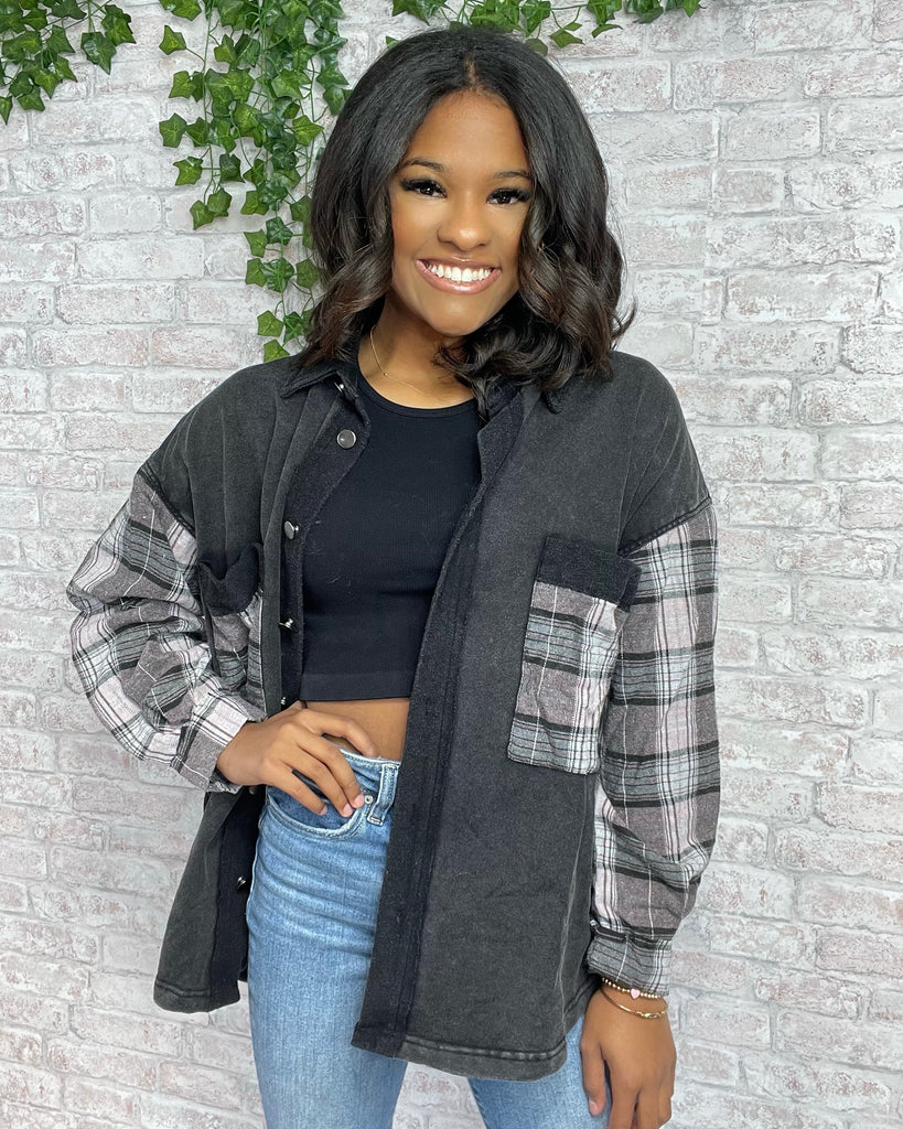 Pinky Plaid Jacket