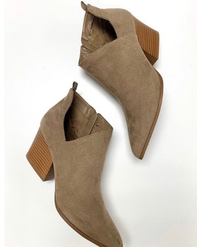 Nava Taupe Bootie