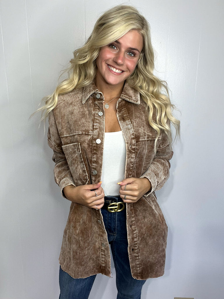 Jade Corduroy Jacket