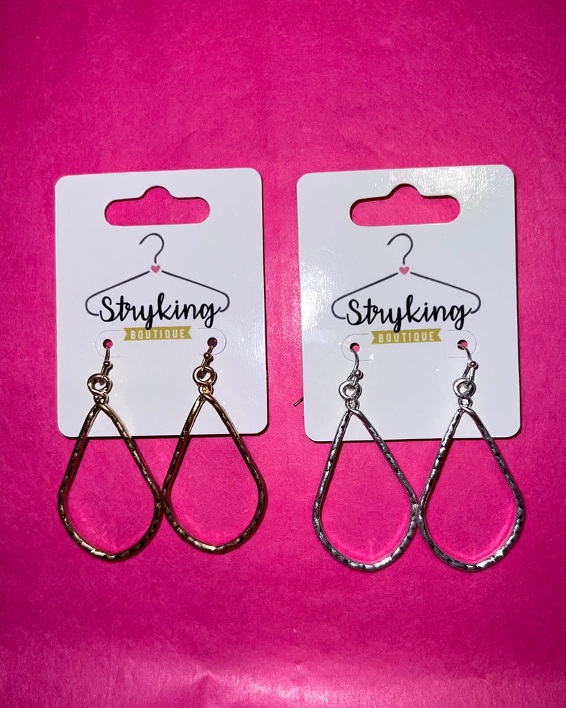 Classic Tear Drop Hoops