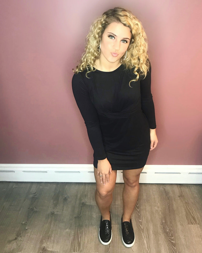 Twist Front Dress