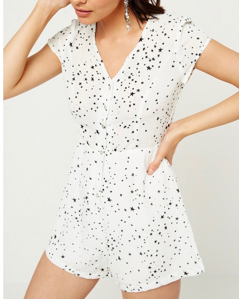 Stars Came Out Romper