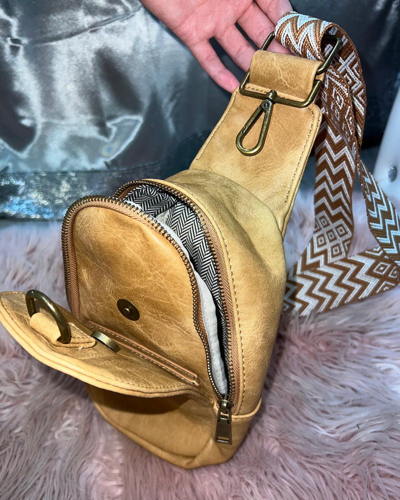The Real Deal Vegan Leather Sling Bags