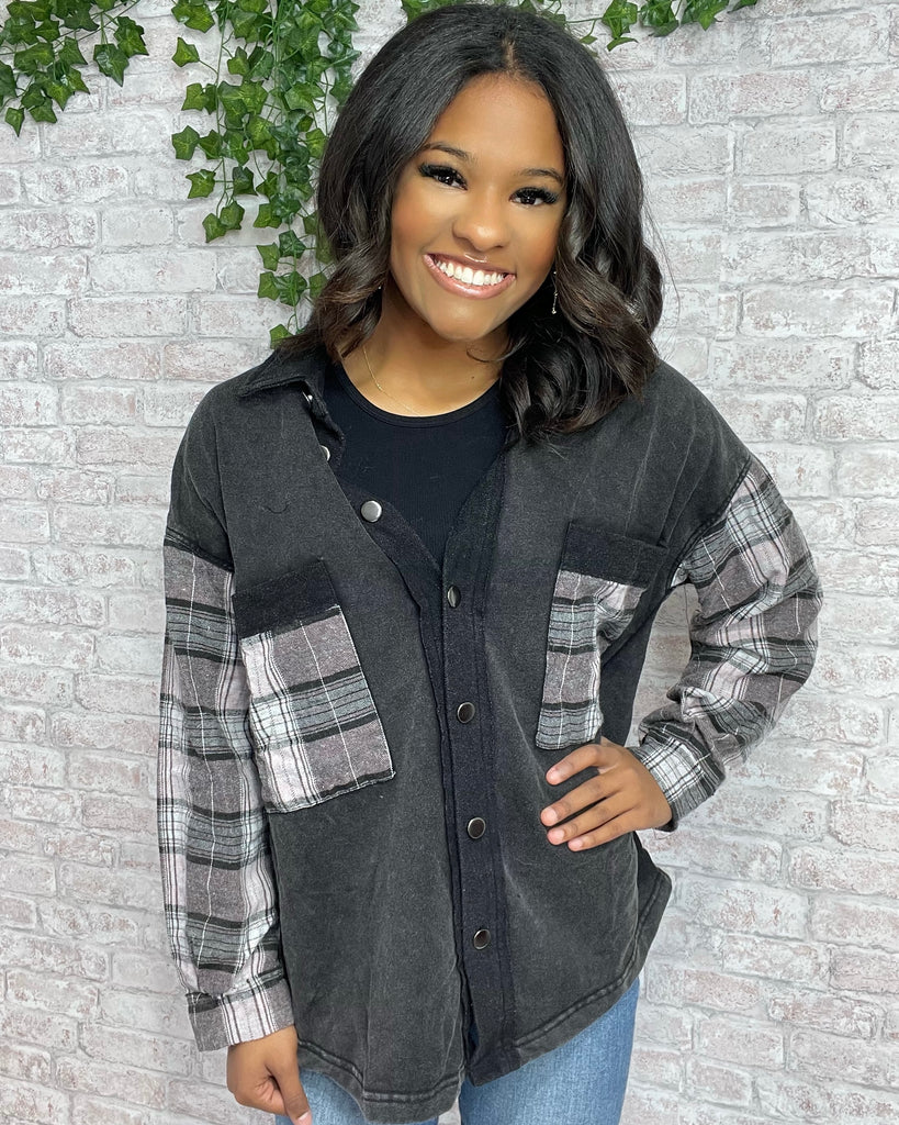 Pinky Plaid Jacket