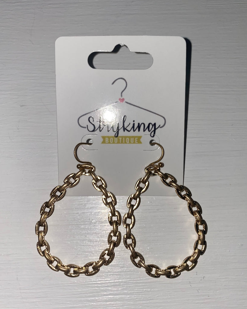 Gold Chain Earring