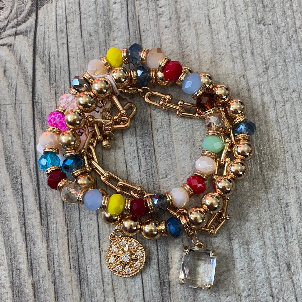 Rainbow bracelets