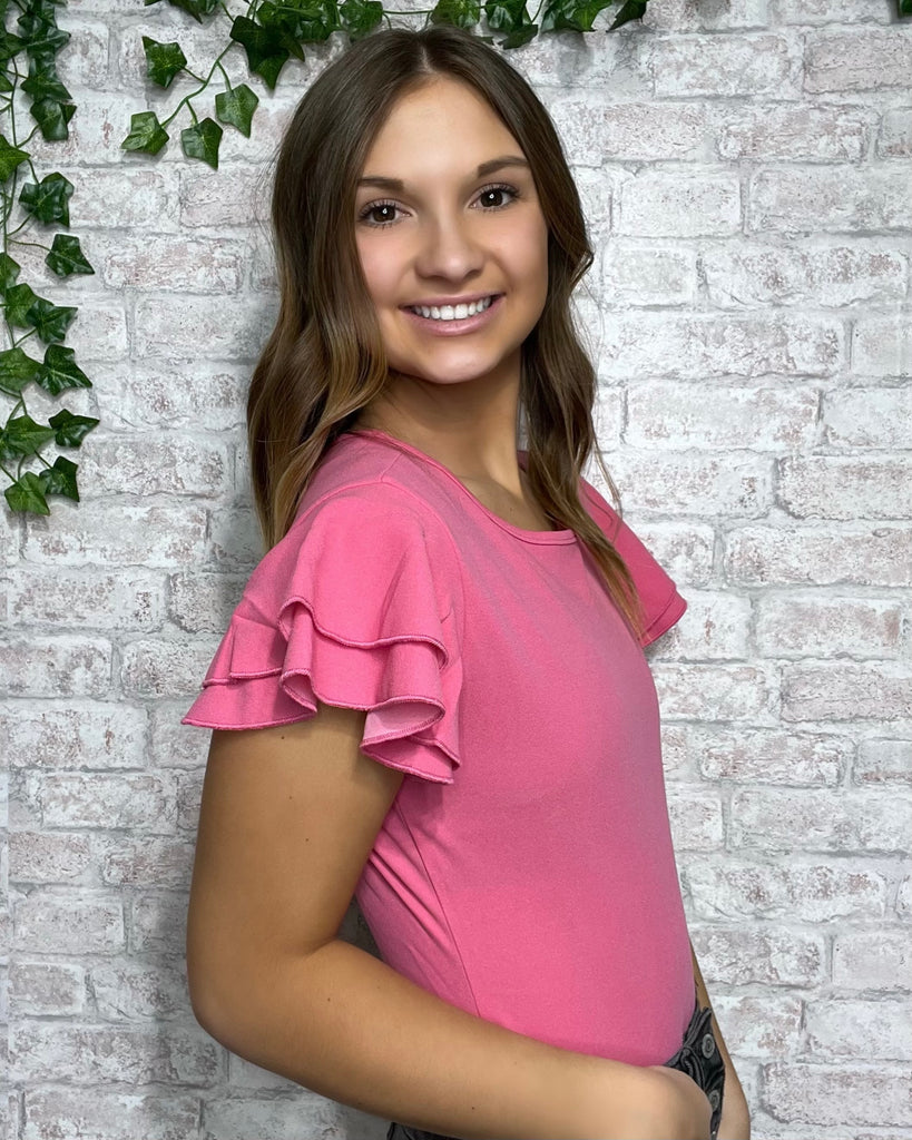 Lovely Lush Ruffle Bodysuit