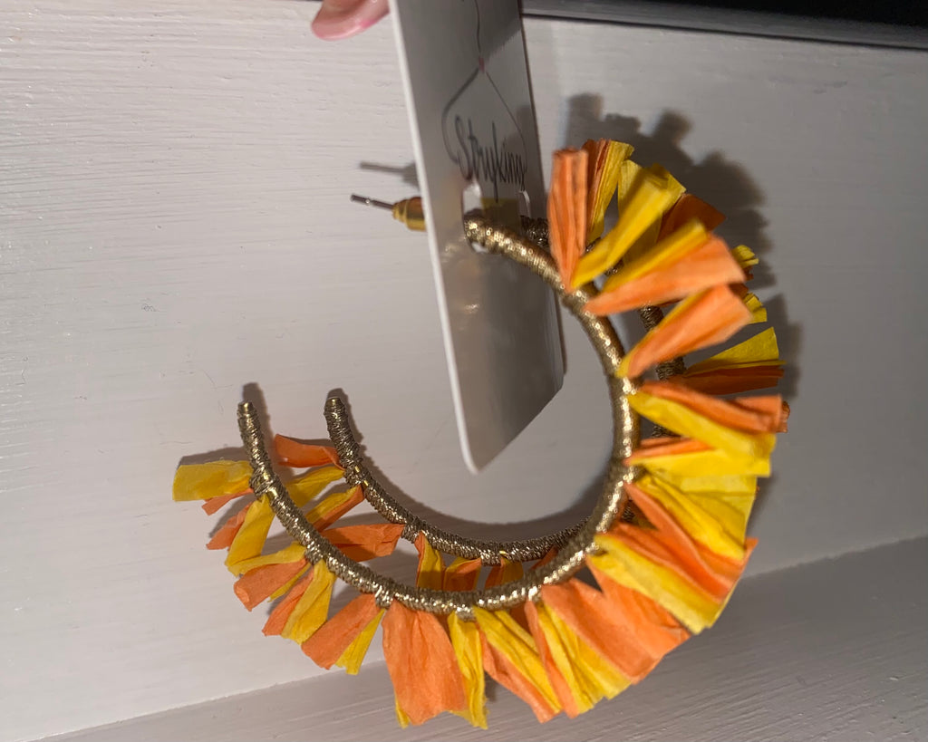 Creamsicle Earring