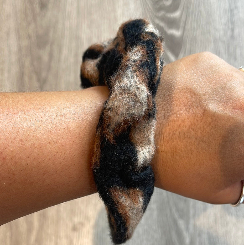 Animal Print Scrunchie