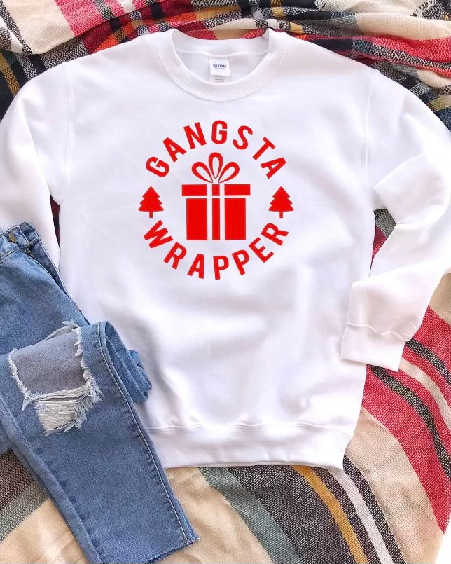 PREORDER GANGSTA WRAPPER CREWNECK