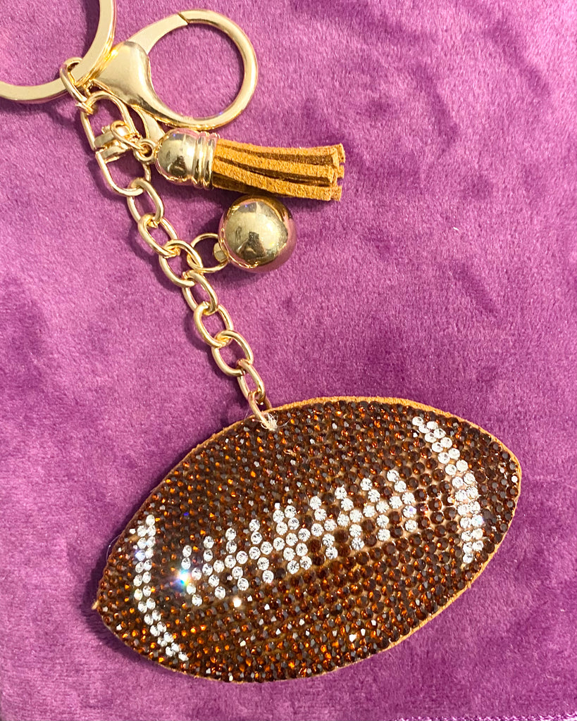 Football keychain