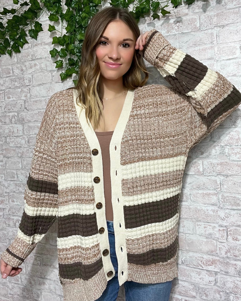 Brownie Batter Cardi