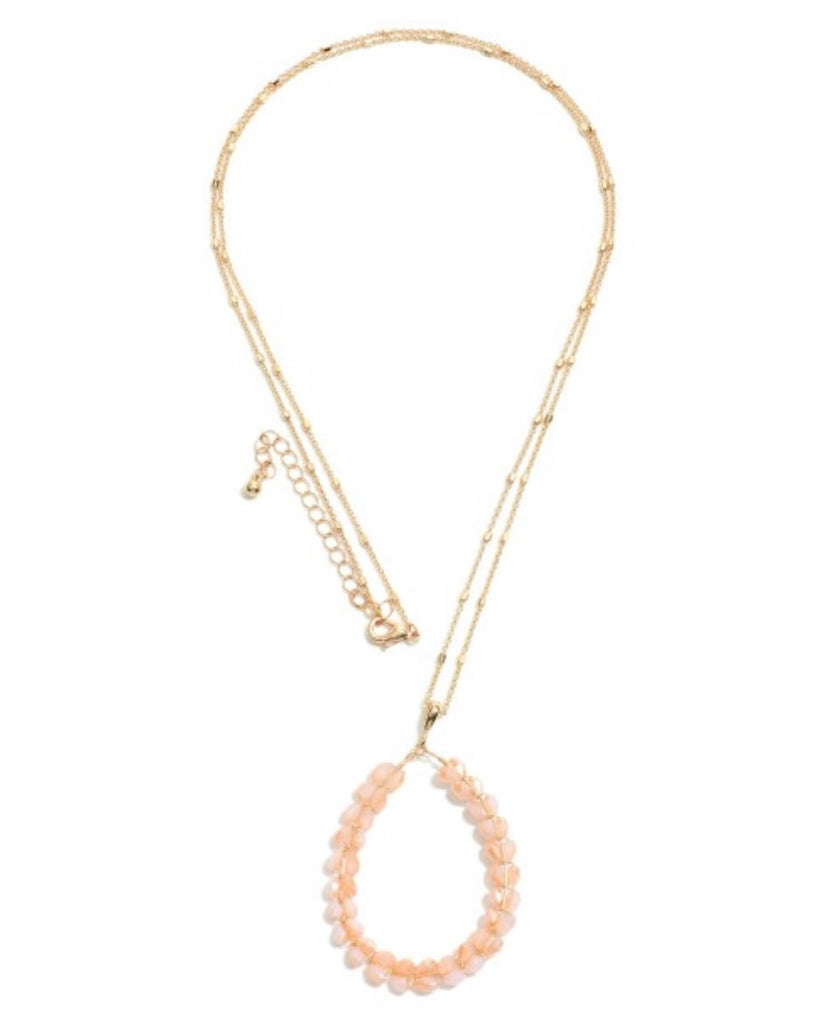 Tear Drop Long Necklace