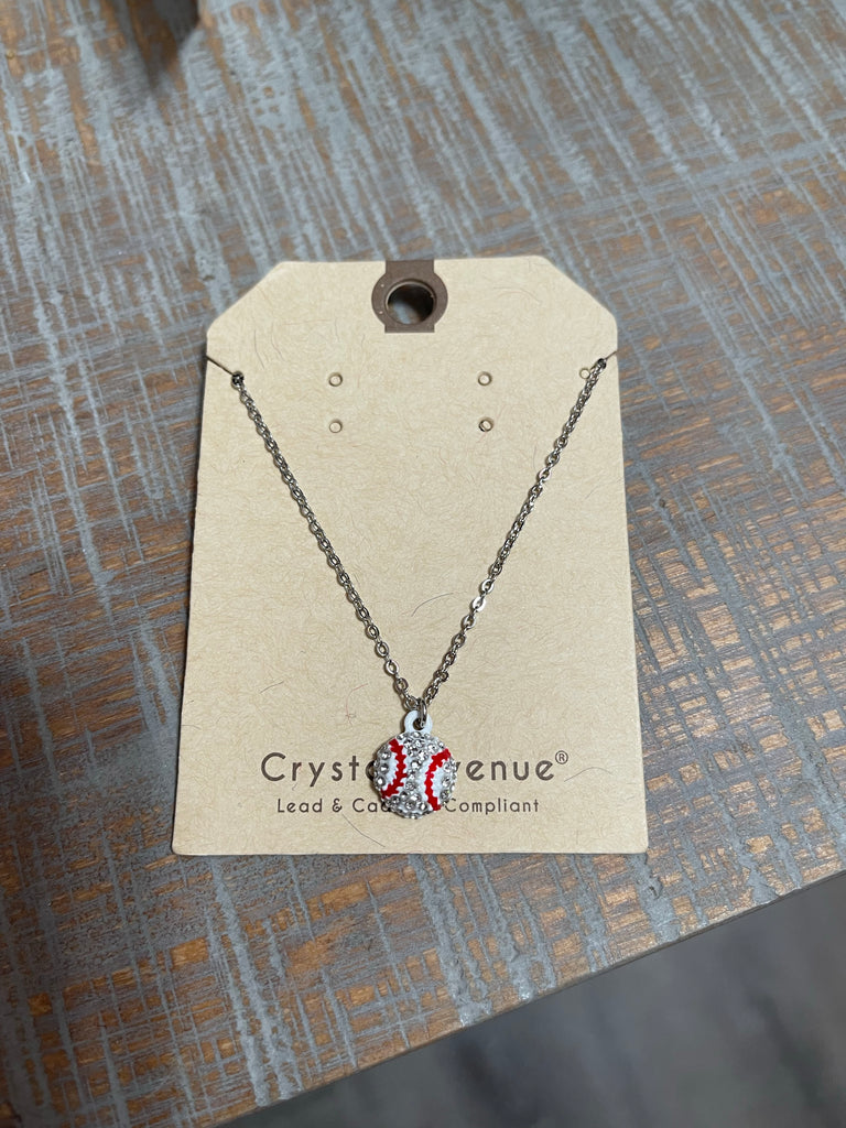 Baseball Penant Necklace