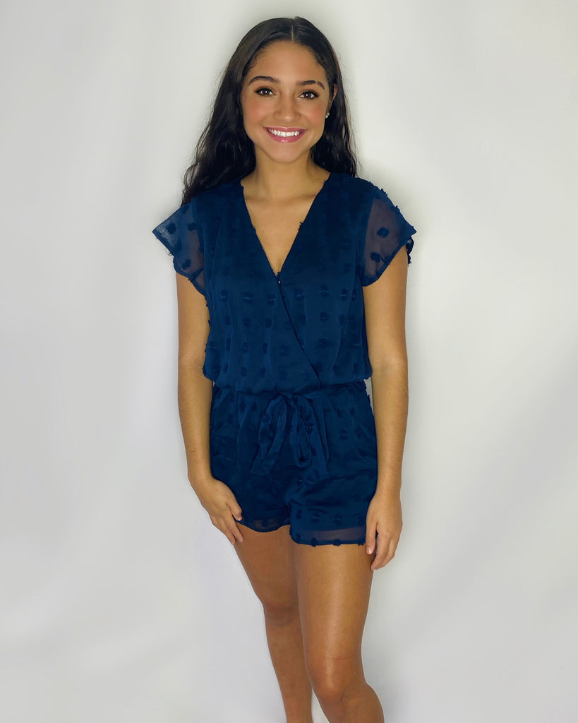 In the Navy Romper