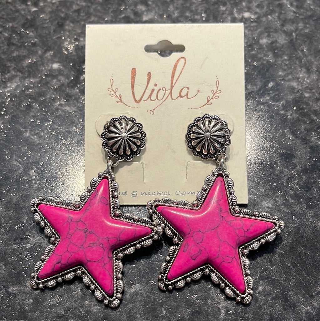 Biker Star Earrings