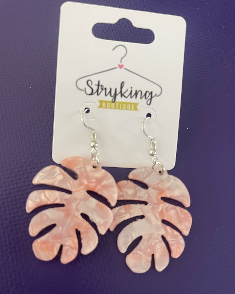 Rose Palm Earring
