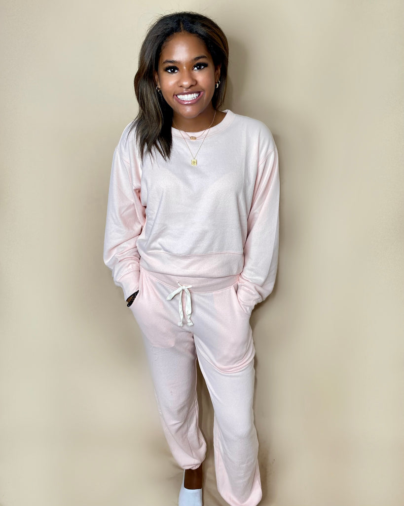 Baby pink sweatshirt