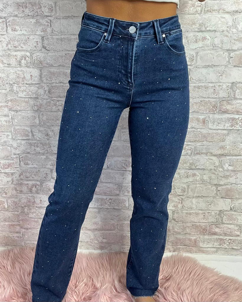 Renny Rhinestone Jean