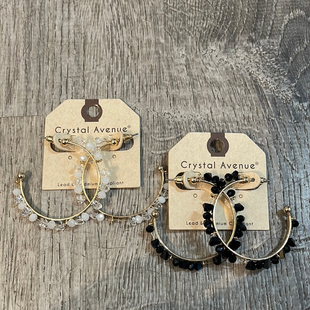 Sparkle Open Hoops