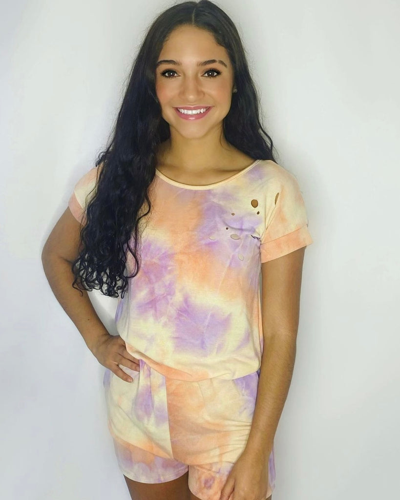 Tye dye romper