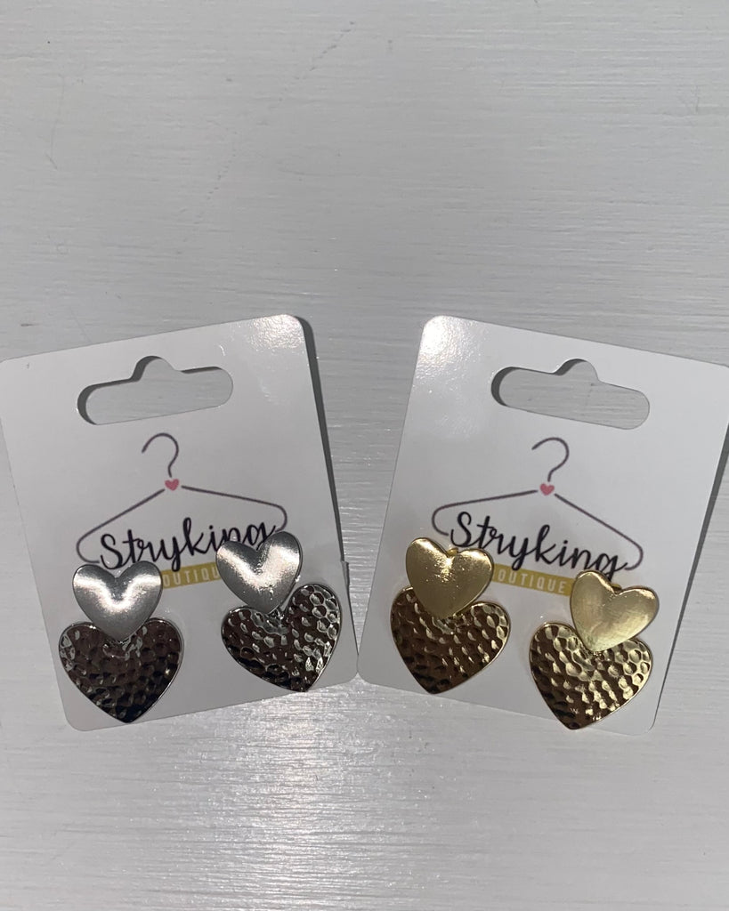 Double Heart Earring