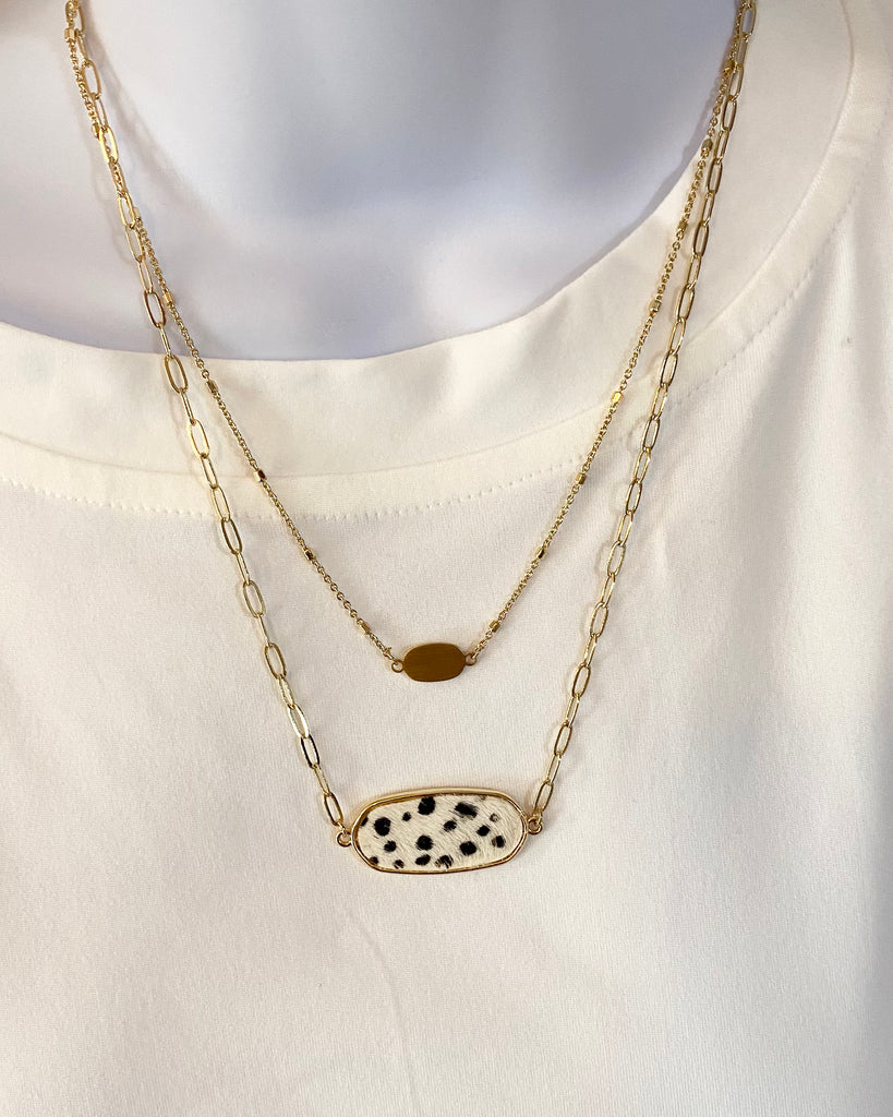 Dalmatian necklace