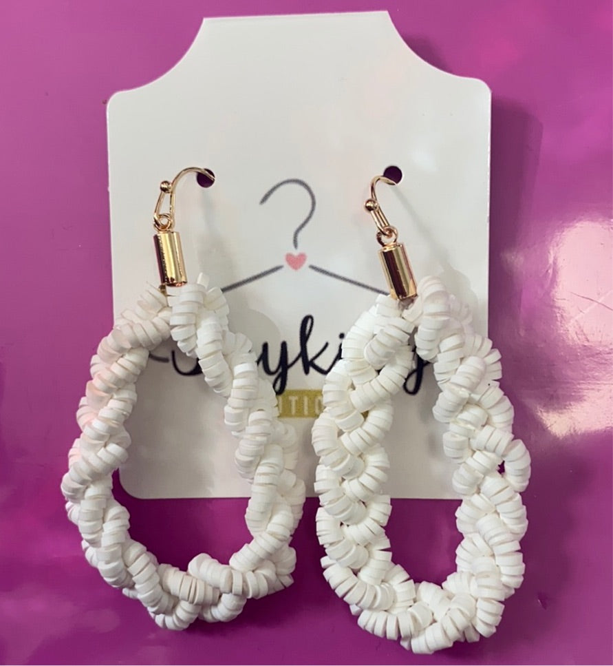 Marshmallow earring