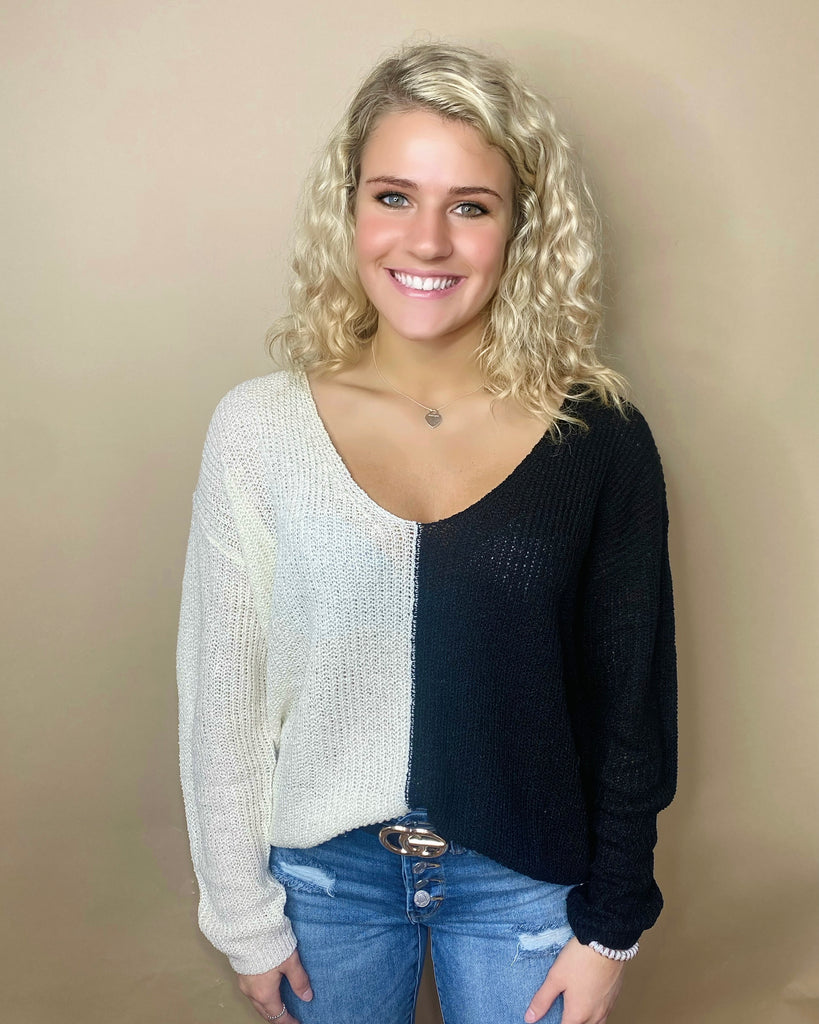 Dipped Sweater