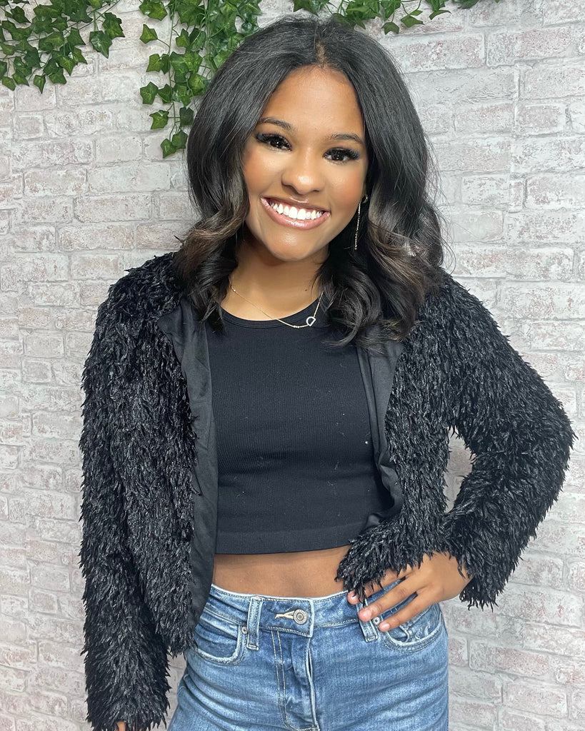 Plushy Cropped Cardi