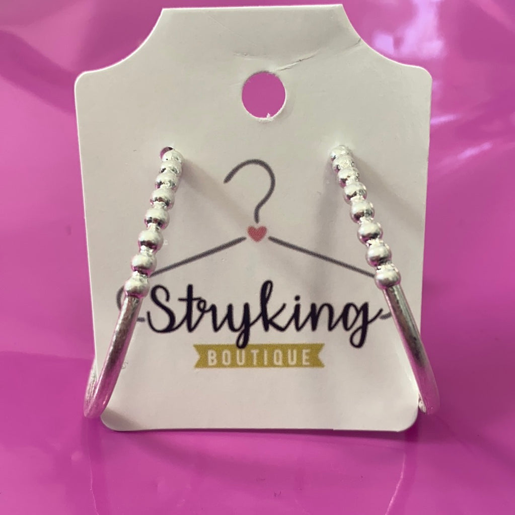 Hooped up earring