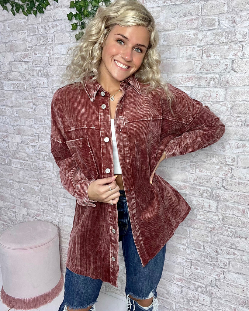 Jade Corduroy Jacket