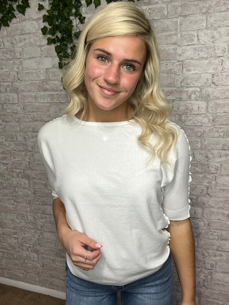 Terry Sweater Top