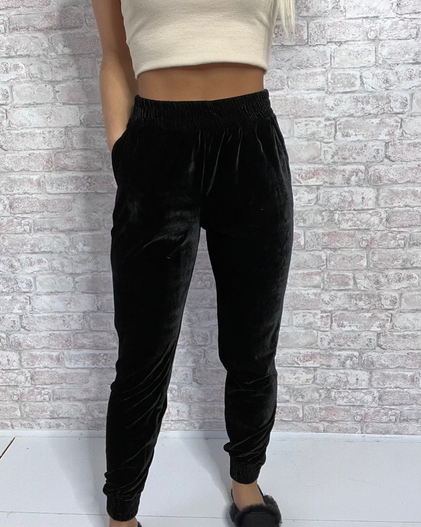 Midnight Velvet Jogger
