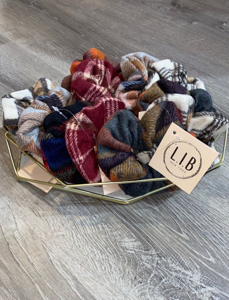 Flannel Scrunchies