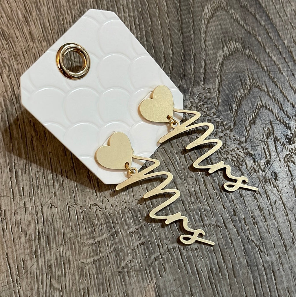 Bride To Be “Mrs.” Earrings