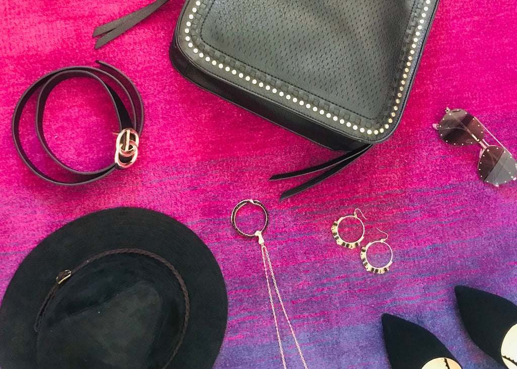 Winter Purse and Earrings $35