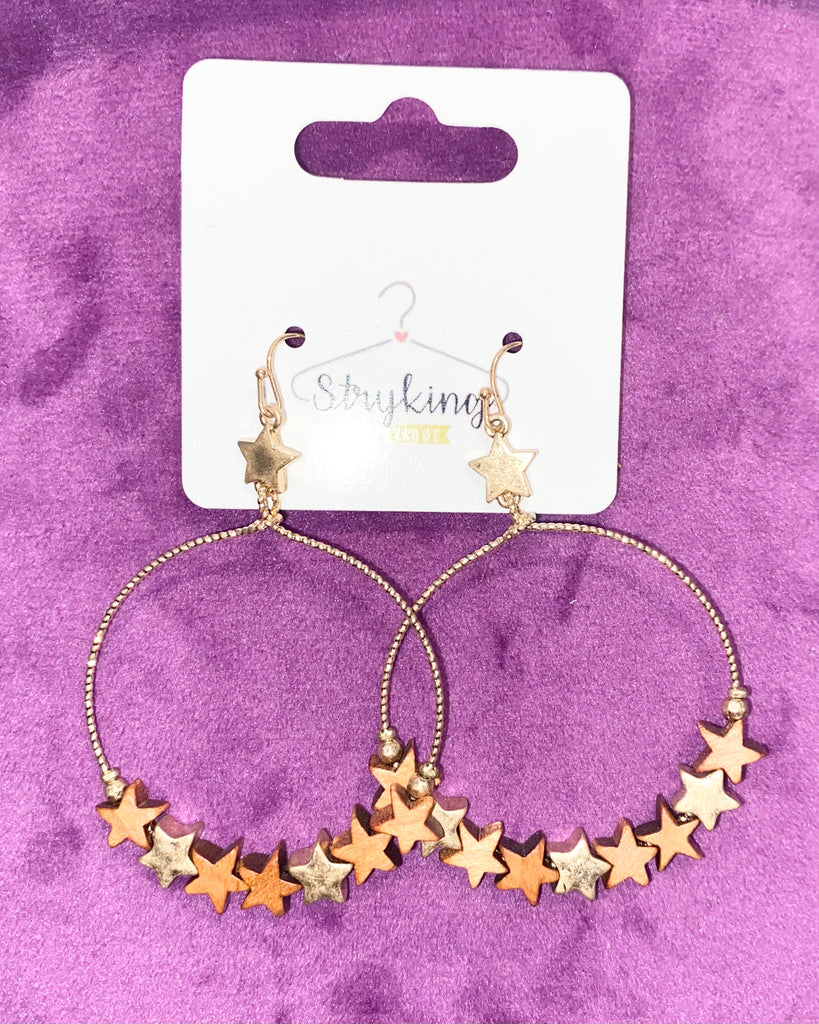 Shining star hoop
