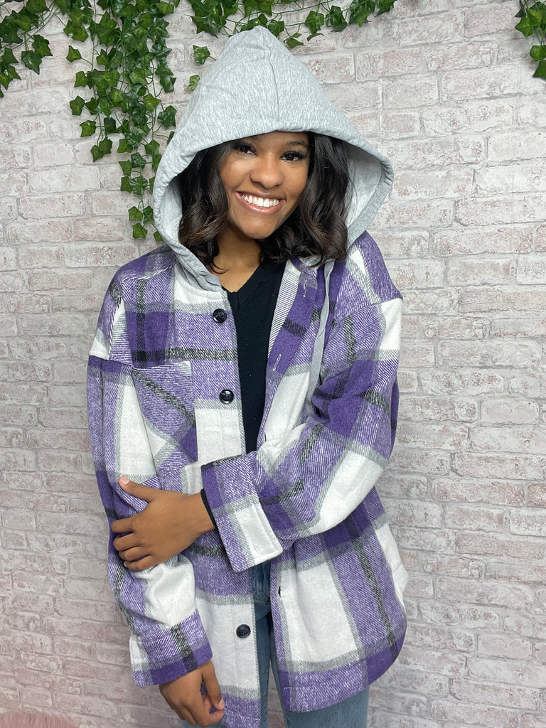 Hooded Polar Shacket
